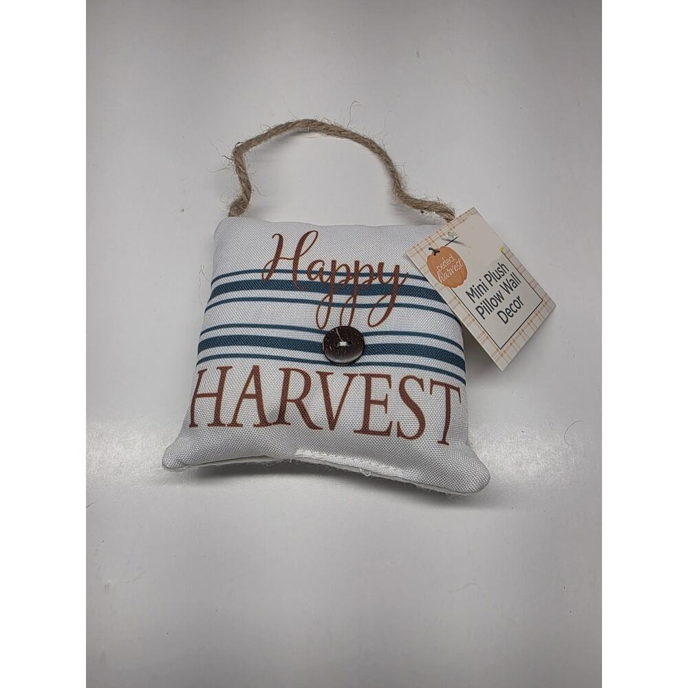 Happy Harvest Mini Plush Pillows Wall Decorations 4X4X0.5